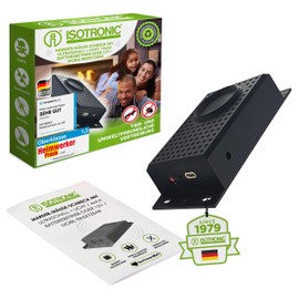 ISOTRONIC ISOTRONIC Marderschreck batteriebetrieben | Marderabwehr Blitzlicht + Ultraschall fr Haus, Auto, Garage, Garage, Dachboden | vertreibt Marder, M?use, Ratten | Innenraum und Fahrzeug, mardersicher