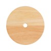 Weck Flat Top Wood Lid w/HOLE M WW-024M Natural
