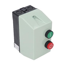 Magnetic Starter, Easy Wiring Dual Purpose Magnetic Electric Motor Starter for Single Phase and 3 Phase Motors, Overload Function Magnetic Switch Box 9 to 13A, 7.5HP, 220V 240v