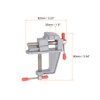 sourcing map Mini Bench Vise, 1.5" Jaw Width Universal Drill