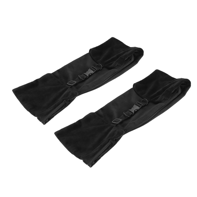 2 Pack Stuffable Travel Pillow Soft Velvet Fillable Airplane Neck