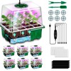 AONYIYI Seed Starter Tray with Grow Light,6 Pack 72 Cells