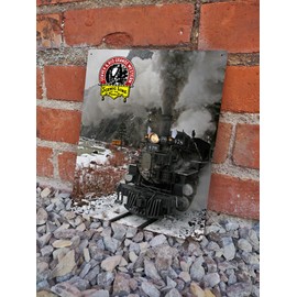 Denver & Rio Grande Western "South of Tacoma" Logo Photo 8" x 10" Metal Sign