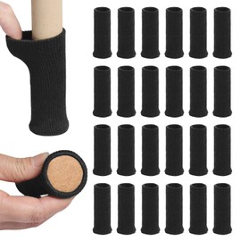 FUIPVGI Pack of 24 Chair Socks, Furniture Socks, Elastic Knitted Furniture Feet, Chair Leg Protectors, Round Chair Legs, Non-Slip Furniture Shoes, Avoid Scratches and Noise (Black)