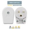 Nema 5-20P DIY Plug, Plugrand 5-15P Rewirable 20A 125V Plug,