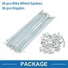 A ABSOPRO 36 Set 14G Bicycle Spokes 133mm Bike Wheel