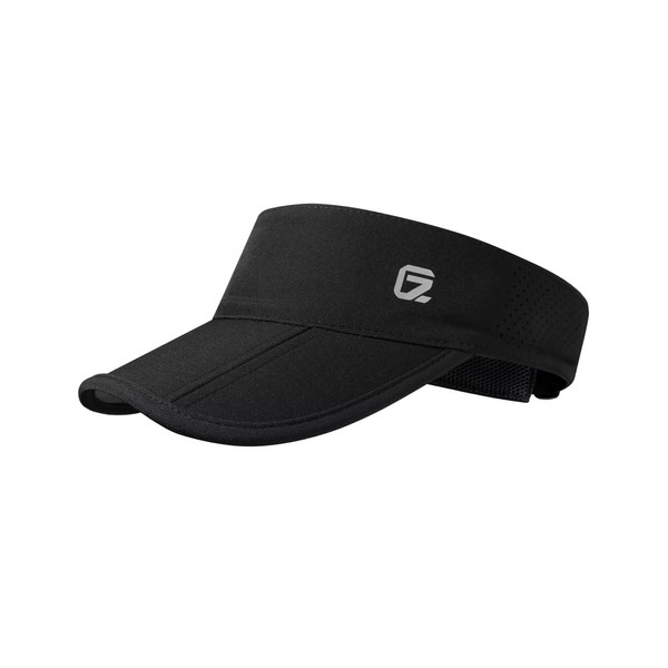 GADIEMKENSD UPF 50+ Foldable Visor Caps, Breathable and Reflective Logo,