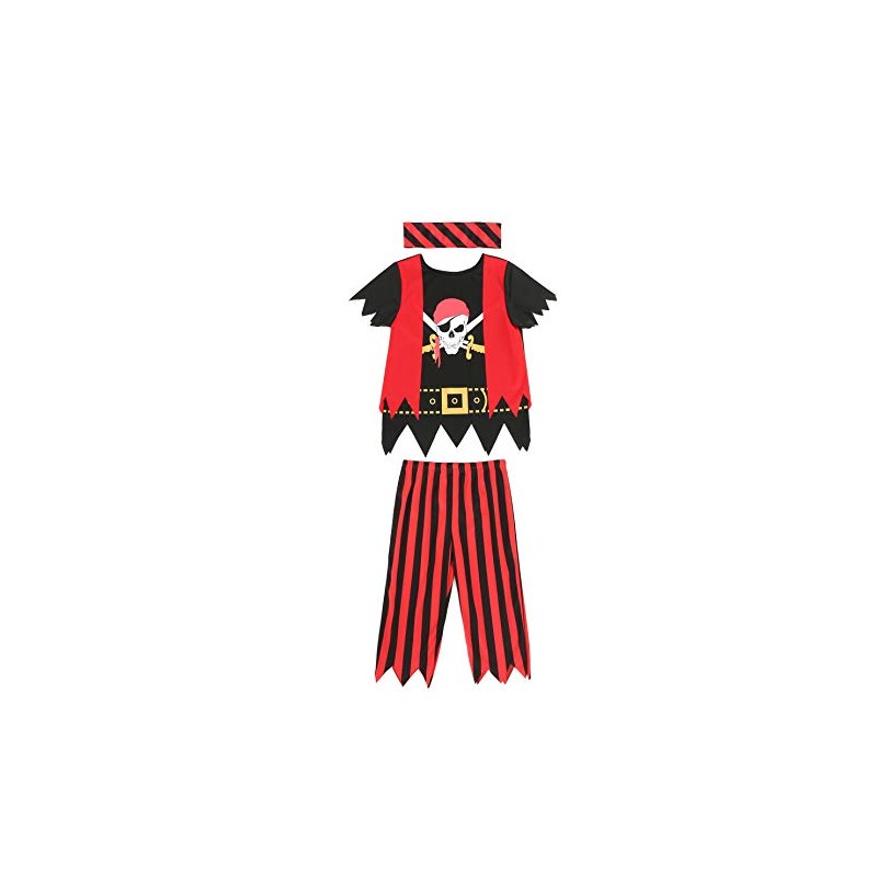Lingway Toys Boys Girls Pirate Role Play 3pcs Set for