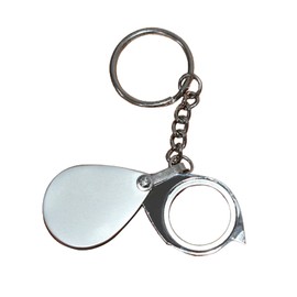 MONOJLY Magnifying Glass, 20X Small Pocket Magnifier, Foldable Mini Magnifier with Keychain for Reading, Science, Jewelry