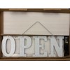 Open Sign - Ultra-Bright LEDs, White Light, Chain-Mounted, 30 x