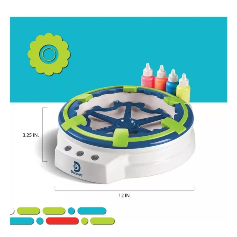 Discovery™ Kids 3D Spin Art Light-Up Swirl Design