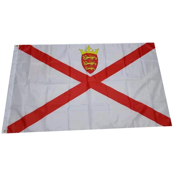 Stormflag Jersey flag 3x5ft Jersey Channel Islands Flag 90x150cm Polyester
