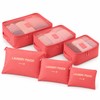 6-Piece Travel Packing Cubes for Luggage Organization – Waterproof Zippered