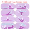 FNANJWQ Elastic Yoga Stretching Strap with Loops, Adjustable Stretch Strap
