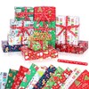 Norvens Christmas Wrapping Gift Paper 10 Sheets of Different Christmas