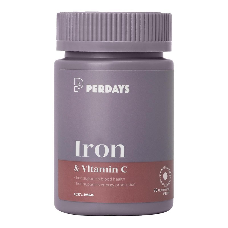 Perdays Iron & Vitamin C, 30 Tablets
