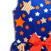 4th of July Dog Dress with Stars Pattern and Bowknot
