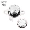 uxcell KSD301 Thermostat 50°C/122°F 10A Normally Open N.O Adjust Snap
