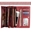 Mou Meraki Women RFID Blocking Genuine Leather Bifold Wallet-Clutch For