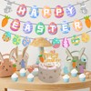 JSTHHTT Osterdeko Banner, Happy Easter Girlande Ostern Deko, Ostereier Frohe
