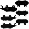 Caltric Front And Rear Brake Pads for Can-Am Commander 1000