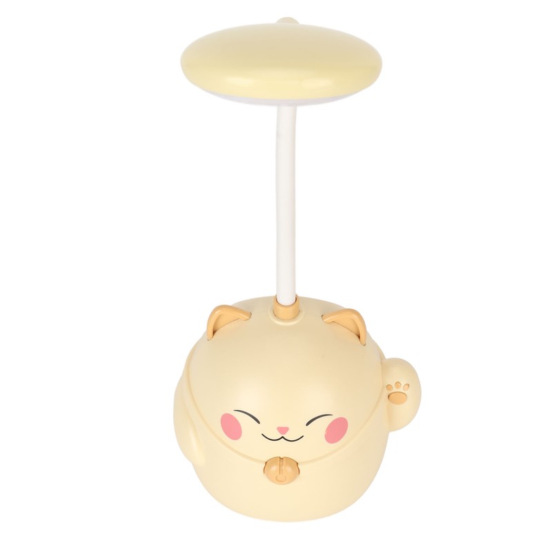 LED Table Lamp USB Charging Gooseneck Reading Light Pen Holder