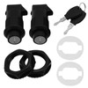 NIHENHAO Motorcycle Saddle Bag Locks Set with Keys Fits Motorcycle