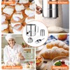 Flour Sifter,8 Cup Stainless Steel Flour Sifter,4 in 1 Baking