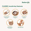 Baskerville Classic Basket Muzzle - Dog can Pant and Drink,