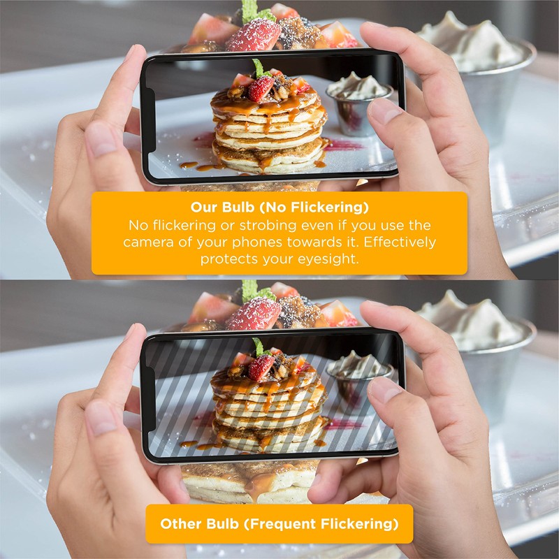 Hudson 6W Edison LED Light Bulb - G25 Globe, 4-Pack,