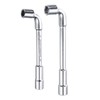 HARFINGTON 2pcs L Shaped Angled Hex Socket Wrench 10mm 11mm