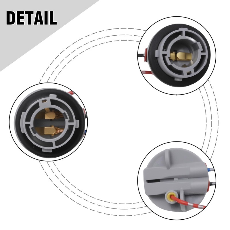 ZUDKSUY 4Pack Rugged 1156 BA15S and 1157 BAY15D Sockets, Replacement