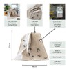Helen Round Bee Tea Towel, Natural Linen. This beautiful, hand