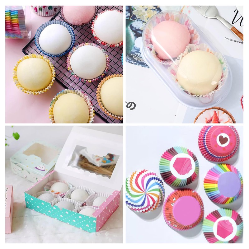 Cupcake Baking Cases 600pcs Muffin Cases Standard Paper Wrappers 6