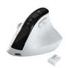 JKEAST Wireless Ergonomic Mouse with Screen，Bluetooth Vertical Mouse Rechargeable, Quiet