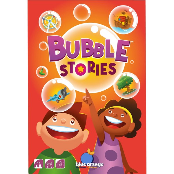 Blue Orange | Bubble Stories | Board Game | Ages 4+ | 2-5 Players | 10 Minutes Playing Time Multicolor