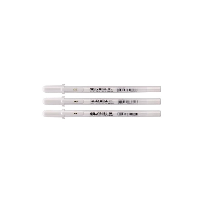 Sakura Set Con 3 Piezas De Gelly Roll Blanco