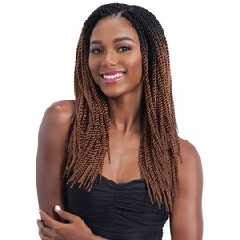 Freetress Braids Large Senegalese Twist 14" - Synthetic Crochet Braid Hair Pre-Looped (530)