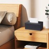 ArcaGuru Tissue Box Cover, Leather Tissue Box Holder, Stylish Tissue
