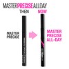 Maybelline Eyestudio Master Precise All Day Waterproof Liquid Eyeliner, Black,