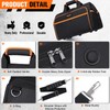 Heavy Duty Tool Bag 17.3-Inch, 26-Pocket Large Tool Bags for