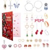 Randfooy Christmas Earring Advent Calendar 2024 for girls, 24 Days