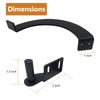 BCA002 Grill Lid Door Stop Arc Right Side and KIT0001