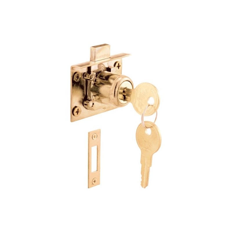 Prime-Line U 10666 Drawer and Cabinet Lock, Mortise (Single Pack)