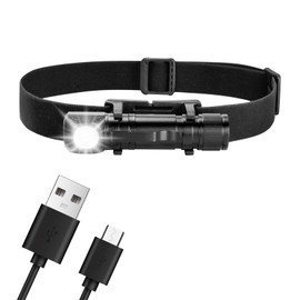 BOVONO Headlamps Rechargeable, 1130 Lumen LED USB Rechargeable Headlight with 2000mAh Battery IP66 Waterproof Night Buddy Headlight-Hiking Repair & Outdoor Camping Accessories