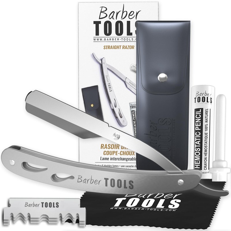 Shaving Set - Razor with Replaceable Blade + 40 Double
