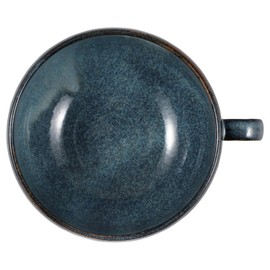 Koyo Pottery Gran Blue Polka Dot Soup Bowl 20107