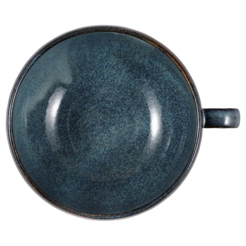 Koyo Pottery Gran Blue Polka Dot Soup Bowl 20107