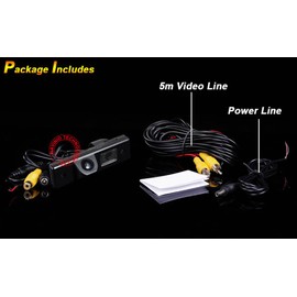 Dynavision car Backup Camera,Waterproof Rear-view License Plate Car Rear Backup Camera for Astra Corsa Zafira Vectra Insignia Haydo Lovns Antara/Vivaro