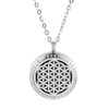 316L stainless steel flower of life aromatherapy pendant 20mm 25mm